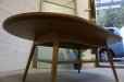 画像3: ウォールナット材　ローテーブル　センターテーブル　オーバル　棚　台　北欧モダン