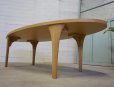 画像8: 北欧モダン　オーバル　センターテーブル　リビングテーブル　サイドテーブル　棚　台　ディスプレイ