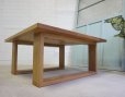 画像3: 北欧モダン　和モダン　オーク材　無垢材　フィンガージョイント　センターテーブル　座卓　ローテーブル　