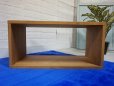 画像7: 展示品　北欧モダン　ウォールナット材　無垢材　オープンシェルフ　棚　台　サイドテーブル　縦横可能　フレキシブル　椅子　チェア　ベンチ　スツール