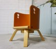 画像2: 北欧モダン　CAROTA カロタ　佐々木敏光　ベビーチェア　子供椅子　キッズチェア　曲木　チャイルドチェア　ガード付き　オレンジ色