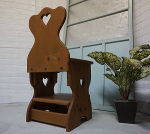 画像5: 北欧　英国　カントリー　サイドチェア　デスクチェア　ダイニングチェア　ガーデニング　飾り棚　台  パイン材