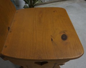 画像10: 北欧　英国　カントリー　サイドチェア　デスクチェア　ダイニングチェア　ガーデニング　飾り棚　台  パイン材