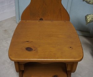 画像9: 北欧　英国　カントリー　サイドチェア　デスクチェア　ダイニングチェア　ガーデニング　飾り棚　台  パイン材