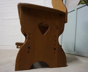 画像14: 北欧　英国　カントリー　サイドチェア　デスクチェア　ダイニングチェア　ガーデニング　飾り棚　台  パイン材