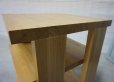 画像5: 展示品　北欧モダン　天然木　無垢材　オープンシェルフ　サイドテーブル　収納棚　飾り台