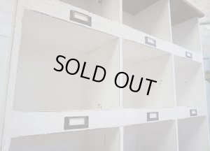 画像12: フレンチカントリー　古い木　ペインティング　収納　キャビネット　靴箱　シューズボックス　下駄箱　シェルフ　飾り棚　陳列棚　台　ディスプレイ　サイドボード　本棚　西洋　英国　ヴィンテージ