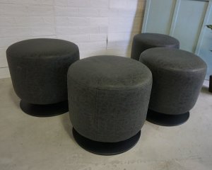 画像8: 美品　北欧　ミッドセンチュリー　ヴィンテージstyle　ラウンドスツール　回転椅子　スツール　チェア　リビング　ダイニング　寝室　書斎　店舗什器　英国カフェ　在庫4脚　1脚出品