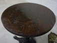 画像8: 古い木　アイアン　西洋　英国　カフェ　丸テーブル　店舗什器　ガーデニング　ディスプレイ　飾り台　サイドテーブル　アンティーク　ヴィンテージ