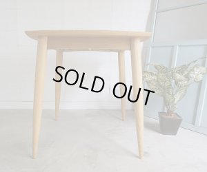 画像6: 美品　北欧モダン　東京インテリア　オリジナル　オークライフ2　RO　750　Dテーブル　オーク材　ダイニングテーブル　2人用　5.5万