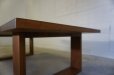 画像13: 北欧モダン　ウォールナット材　無垢材　センターテーブル　ローテーブル　棚　ディスプレイ　台