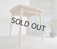 美品　北欧モダン　東京インテリア　オリジナル　オークライフ2　RO　750　Dテーブル　オーク材　ダイニングテーブル　2人用　5.5万