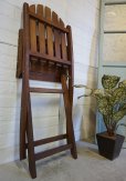 画像3: 古い木　英国　カフェ　フォールディングチェア　折り畳み椅子　ヴィンテージ　ガーデニング
