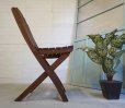 画像7: 古い木　英国　カフェ　フォールディングチェア　折り畳み椅子　ヴィンテージ　ガーデニング