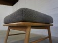 画像8: 展示品　北欧モダン　ソファ　オットマン　スツール　グレー色　 チェア　椅子　イス　スクエア