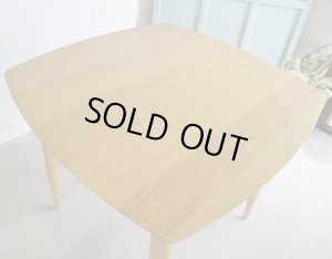 画像5: 美品　北欧モダン　東京インテリア　オリジナル　オークライフ2　RO　750　Dテーブル　オーク材　ダイニングテーブル　2人用　5.5万