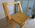 画像5: 古い木　ヴィンテージ　アンティーク　フォールディングチェア　折り畳み椅子　ガーデニング　デスク　ダイニング　イス　西洋　英国　カフェ