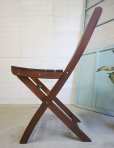 画像9: 古い木　英国　カフェ　フォールディングチェア　折り畳み椅子　ヴィンテージ　ガーデニング