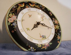 画像1: Noritake ノリタケ　お皿　壁掛け　時計　ウォールクロック　陶器　ボーンチャイナ　ヴィンテージ