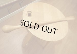 画像7: 川上元美　STEP STEP　飛騨家具　日進木工　ACTUS アクタス　サイドテーブル　スツール　チェア　椅子　靴ベラ付き