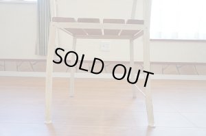 画像9: フランス　アンティーク　アイアン × 天然木　チェア　イス　椅子　ガーデン　花台　ディスプレイ　棚　台　アトリエ　クウネル　ヴィンテージ　英国　カフェ