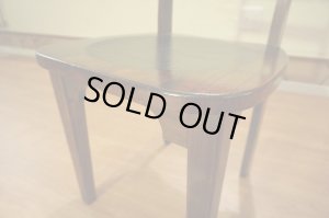 画像11: 古民家風　欅材　ケヤキ　座繰り　サイドチェア　ダイニングチェア　椅子　イス　民芸家具　１脚出品　在庫２脚　(2)