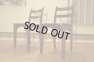 画像9:  古民家風　欅材　ケヤキ　座繰り　サイドチェア　ダイニングチェア　椅子　イス　民芸家具　１脚出品　在庫２脚　(1)