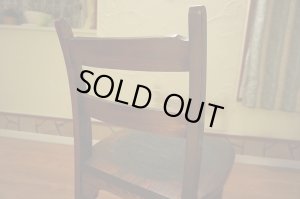 画像16: 古民家風　欅材　ケヤキ　座繰り　サイドチェア　ダイニングチェア　椅子　イス　民芸家具　１脚出品　在庫２脚　(2)