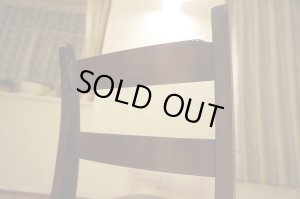 画像17:  古民家風　欅材　ケヤキ　座繰り　サイドチェア　ダイニングチェア　椅子　イス　民芸家具　１脚出品　在庫２脚　(1)