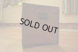 画像5: フェイクレザー　鋲打ち　ボタン留め　ヴィンテージ　収納　ケース　スツール　椅子　ＢＯＸ　道具箱　宝箱　道具入れ　小物入れ　キャビネット　椅子　イス　スツール　