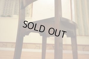 画像15:  古民家風　欅材　ケヤキ　座繰り　サイドチェア　ダイニングチェア　椅子　イス　民芸家具　１脚出品　在庫２脚　(1)