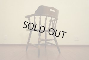 画像6: 飛騨産業　キツツキ　穂高　ヴィンテージ　コロニアル　アームチェア　キャプテンチェア　1脚個別出品　在庫4脚　ウインザー　椅子　イス　(3)