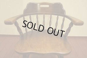 画像8: 飛騨産業　キツツキ　穂高　ヴィンテージ　コロニアル　アームチェア　キャプテンチェア　1脚個別出品　在庫4脚　ウインザー　椅子　イス　(2)