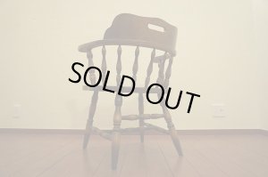 画像4: 飛騨産業　キツツキ　穂高　ヴィンテージ　コロニアル　アームチェア　キャプテンチェア　1脚個別出品　在庫4脚　ウインザー　椅子　イス　(4)