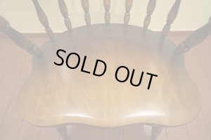 画像9: 飛騨産業　キツツキ　穂高　ヴィンテージ　コロニアル　アームチェア　キャプテンチェア　1脚個別出品　在庫4脚　ウインザー　椅子　イス　(2)