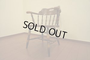 画像4: 飛騨産業　キツツキ　穂高　ヴィンテージ　コロニアル　アームチェア　キャプテンチェア　1脚個別出品　在庫4脚　ウインザー　椅子　イス　(3)