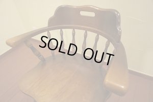 画像7: 飛騨産業　キツツキ　穂高　ヴィンテージ　コロニアル　アームチェア　キャプテンチェア　1脚個別出品　在庫4脚　ウインザー　椅子　イス　(3)