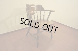 画像3: 飛騨産業　キツツキ　穂高　ヴィンテージ　コロニアル　アームチェア　キャプテンチェア　1脚個別出品　在庫4脚　ウインザー　椅子　イス　(3)