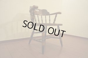 画像5: 飛騨産業　キツツキ　穂高　ヴィンテージ　コロニアル　アームチェア　キャプテンチェア　1脚個別出品　在庫4脚　ウインザー　椅子　イス　(3)