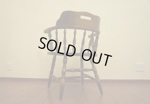 画像7: 飛騨産業　キツツキ　穂高　ヴィンテージ　コロニアル　アームチェア　キャプテンチェア　1脚個別出品　在庫4脚　ウインザー　椅子　イス　(2)