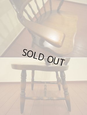 画像13: 飛騨産業　キツツキ　穂高　ヴィンテージ　コロニアル　アームチェア　キャプテンチェア　1脚個別出品　在庫4脚　ウインザー　椅子　イス　(2)