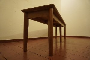 画像8: 天然木　突板　ラバーウッド　デコラトップ　長椅子　ベンチ　チェア　テーブル　シェルフ　棚　台　ディスプレイ　店舗什器　北欧　ミッドセンチュリー　レトロ　モダン　椅子　イス　スツール