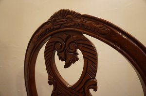 画像15: 西洋　洋館　クラシカル　大型　サロンチェア　サイドチェア　アンティーク　彫刻　猫脚　ディスプレイ　ラグジュアリー　セレブ　店舗什器　カフェ　椅子　イス