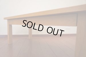 画像4: 北欧モダン　MUJI 無印良品　オーク材　無垢材　ローテーブル　AVボード　TV台　テレビ台　センターテーブル　サイドテーブル　引き出し付き　棚　シェルフ