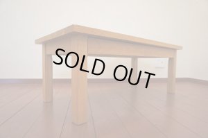 画像6: 北欧モダン　MUJI 無印良品　オーク材　無垢材　ローテーブル　AVボード　TV台　テレビ台　センターテーブル　サイドテーブル　引き出し付き　棚　シェルフ