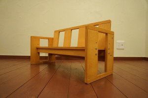 画像3: 北欧モダン　プライウッド　キッズ　2P　2人掛け　ベンチチェア　長椅子　チャイルド　子供椅子　イス　本棚　飾り棚　陳列台　ディスプレイ