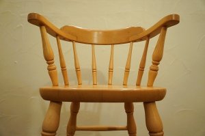 画像6: 飛騨産業　☆名作家具☆　キツツキ　穂高 ベビーチェア　チャイルドチェア　子供椅子　ナラ材　楢材　オーク材　無垢材　ヴィンテージ　アンティーク　6.6万