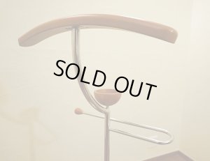 画像7: ポストモダン　ミッドセンチュリー　ヴィンテージ　スーツスタンド　ハンガーラック　コートハンガー　洋服掛け　バレットスタンド　チェリー材 × アイアン　ディスプレイ　店舗什器　スペースエイジ　北欧　ビンテージ