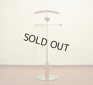 画像4: ポストモダン　ミッドセンチュリー　ヴィンテージ　スーツスタンド　ハンガーラック　コートハンガー　洋服掛け　バレットスタンド　チェリー材 × アイアン　ディスプレイ　店舗什器　スペースエイジ　北欧　ビンテージ