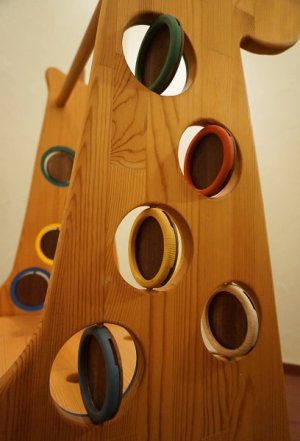 画像5: キリン　木製　収納　ハンガーラック　ディスプレイ　シェルフ　棚　北欧モダン　整理タンス　キッズ家具　知育家具　動物　アニマル　子供部屋